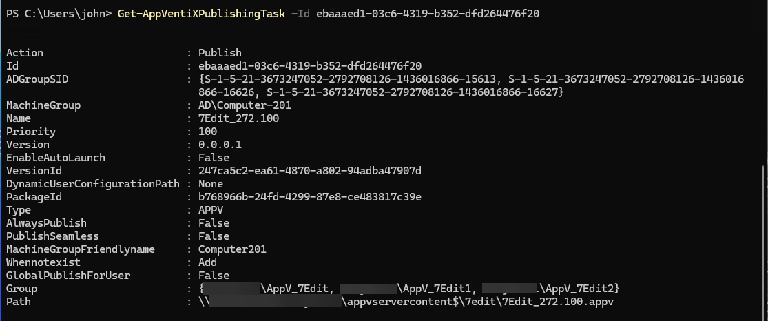 Get all publishing tasks by Id